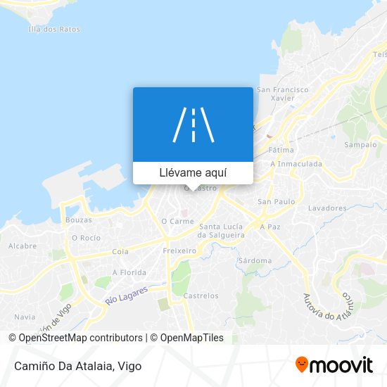 Mapa Camiño Da Atalaia