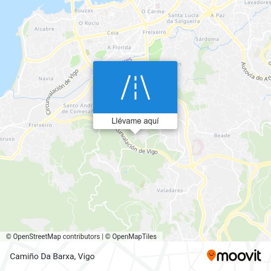 Mapa Camiño Da Barxa