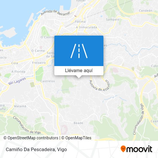 Mapa Camiño Da Pescadeira