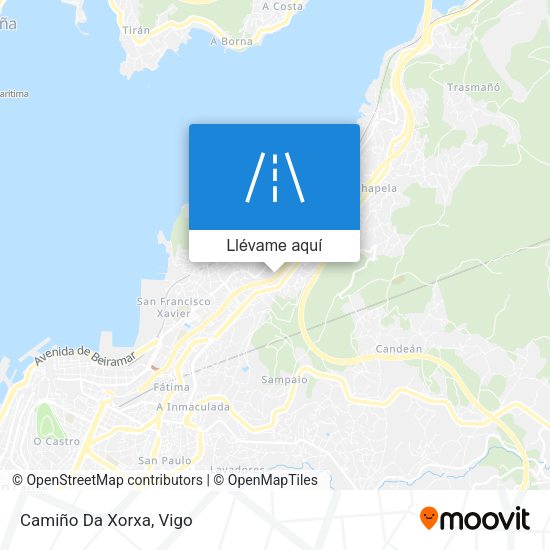 Mapa Camiño Da Xorxa