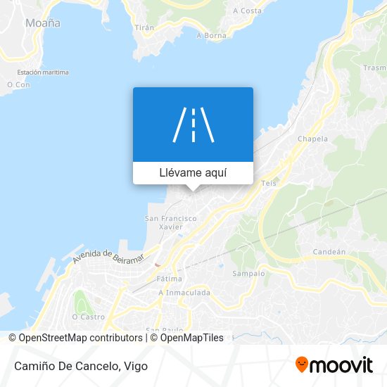 Mapa Camiño De Cancelo