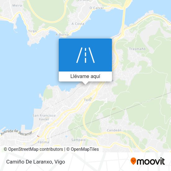 Mapa Camiño De Laranxo