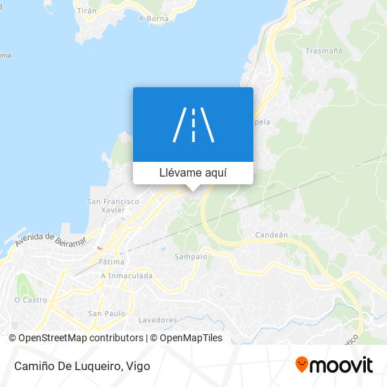 Mapa Camiño De Luqueiro