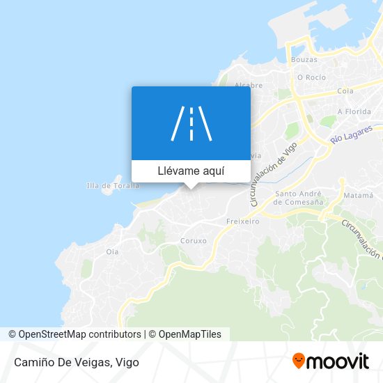 Mapa Camiño De Veigas