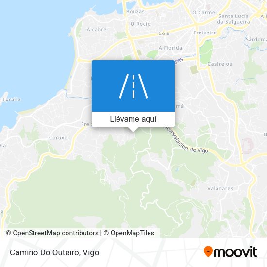 Mapa Camiño Do Outeiro