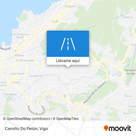Mapa Camiño Do Petón