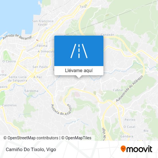 Mapa Camiño Do Tixolo