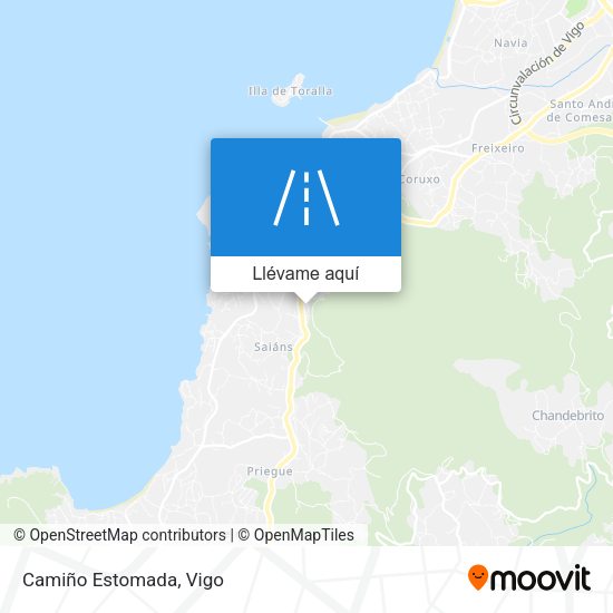 Mapa Camiño Estomada