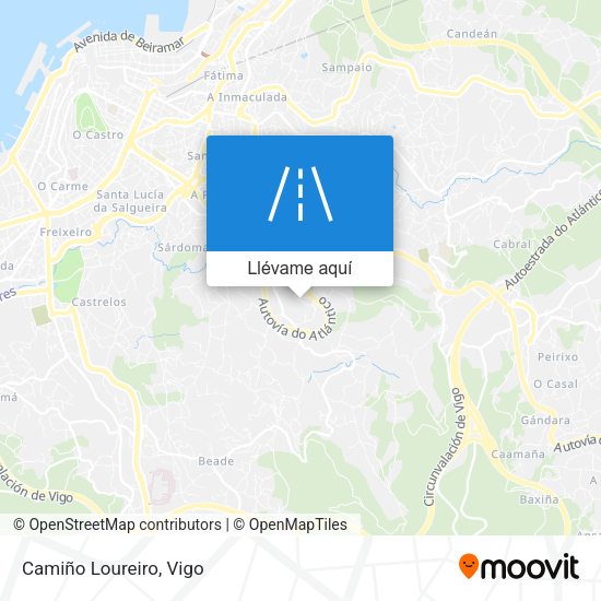 Mapa Camiño Loureiro