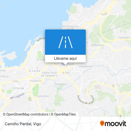 Mapa Camiño Pardal