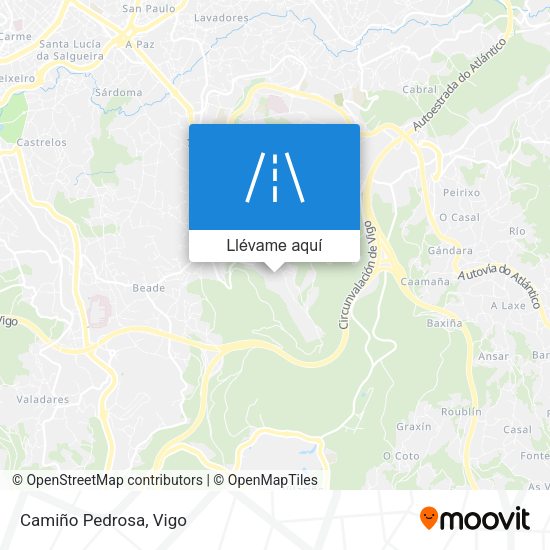 Mapa Camiño Pedrosa