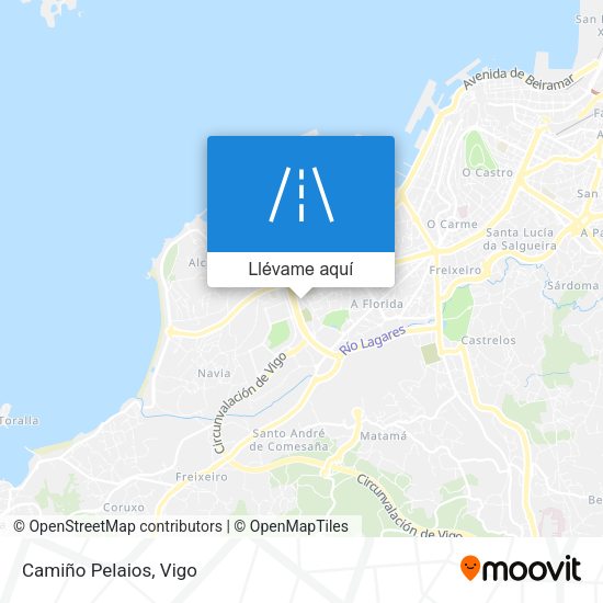 Mapa Camiño Pelaios