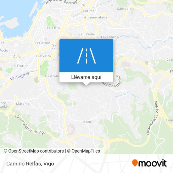 Mapa Camiño Relfas