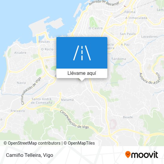Mapa Camiño Telleira