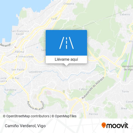 Mapa Camiño Verderol