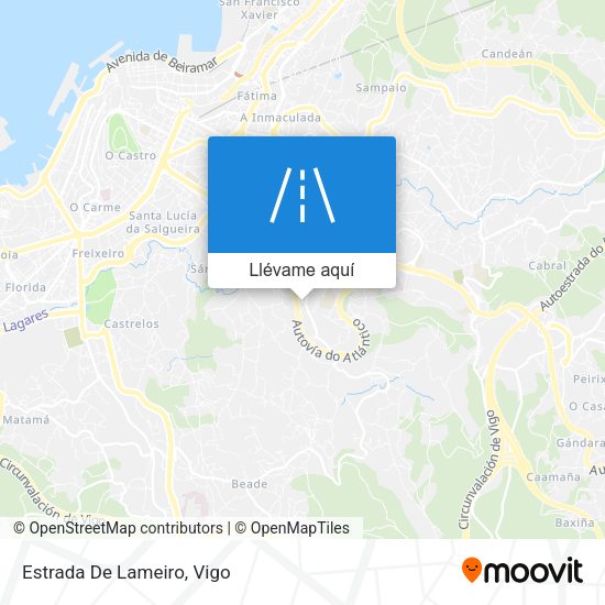 Mapa Estrada De Lameiro