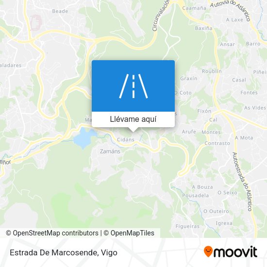 Mapa Estrada De Marcosende