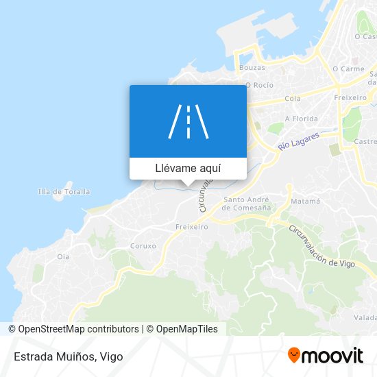 Mapa Estrada Muiños