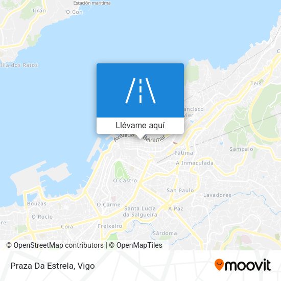 Mapa Praza Da Estrela