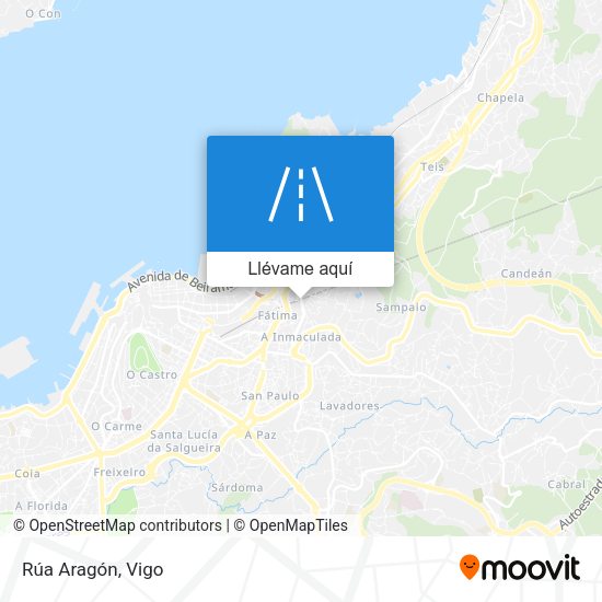Mapa Rúa Aragón