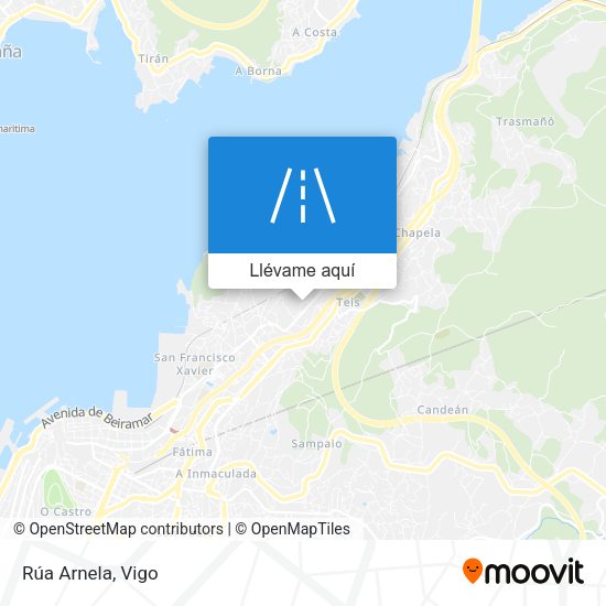 Mapa Rúa Arnela