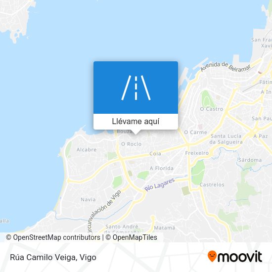 Mapa Rúa Camilo Veiga