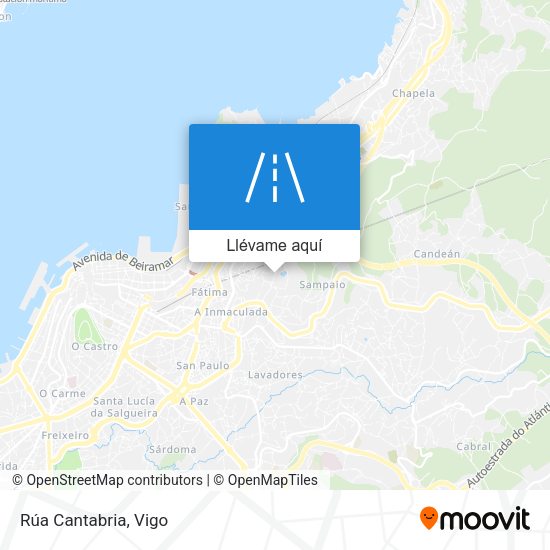 Mapa Rúa Cantabria