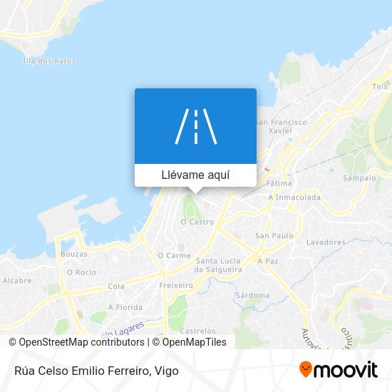 Mapa Rúa Celso Emilio Ferreiro