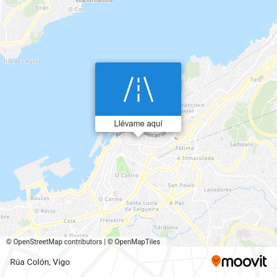 Mapa Rúa Colón