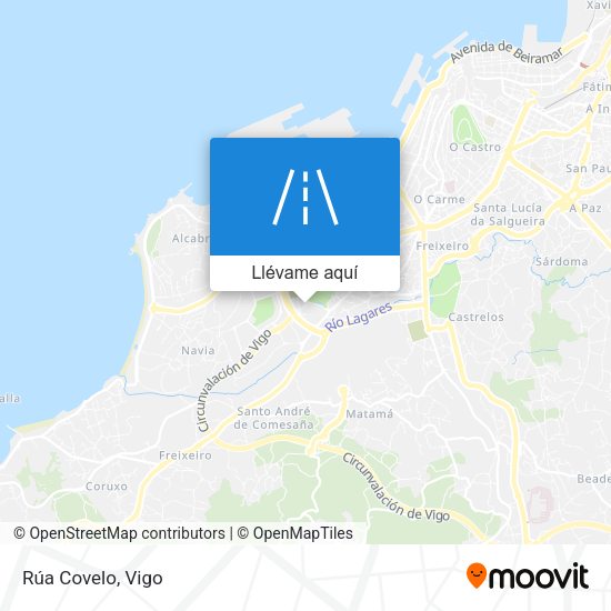 Mapa Rúa Covelo