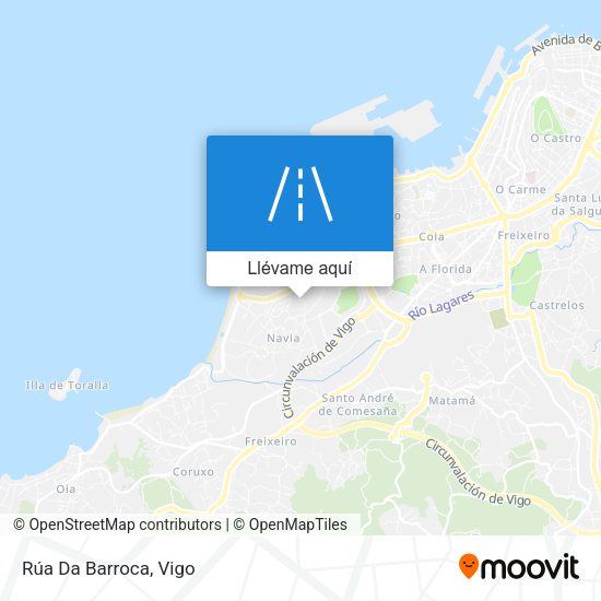Mapa Rúa Da Barroca