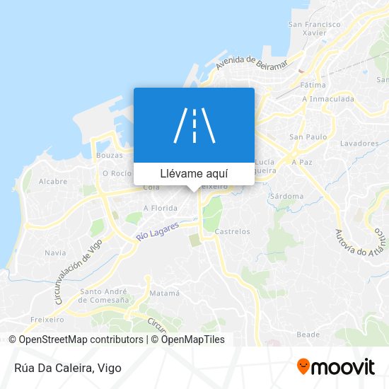 Mapa Rúa Da Caleira