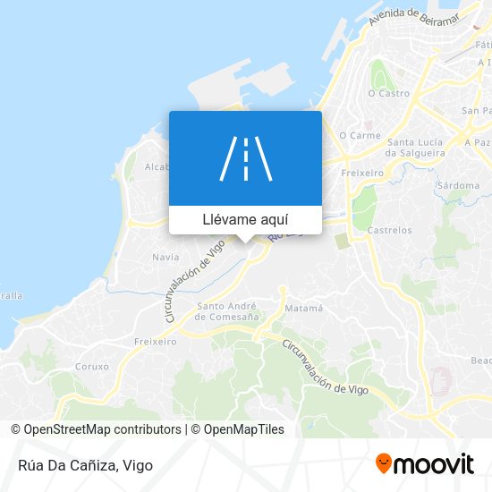 Mapa Rúa Da Cañiza
