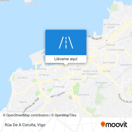 Mapa Rúa De A Coruña