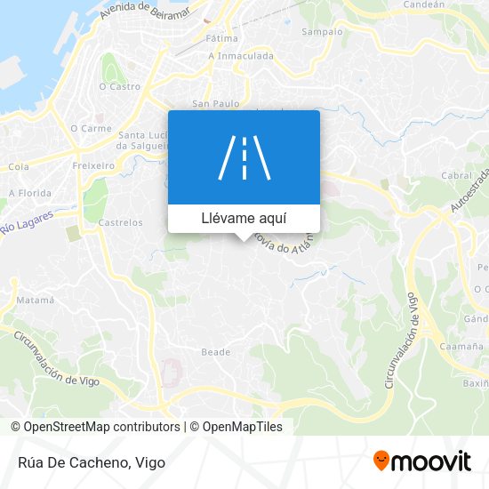 Mapa Rúa De Cacheno