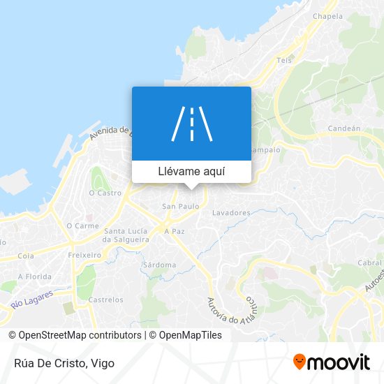 Mapa Rúa De Cristo