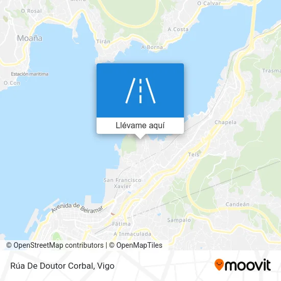 Mapa Rúa De Doutor Corbal