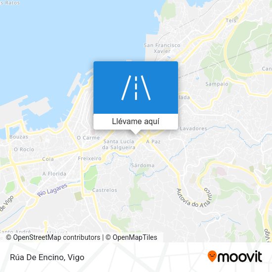 Mapa Rúa De Encino