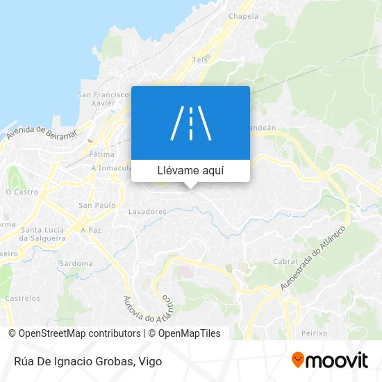 Mapa Rúa De Ignacio Grobas