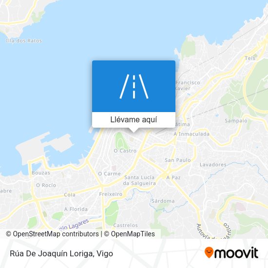 Mapa Rúa De Joaquín Loriga