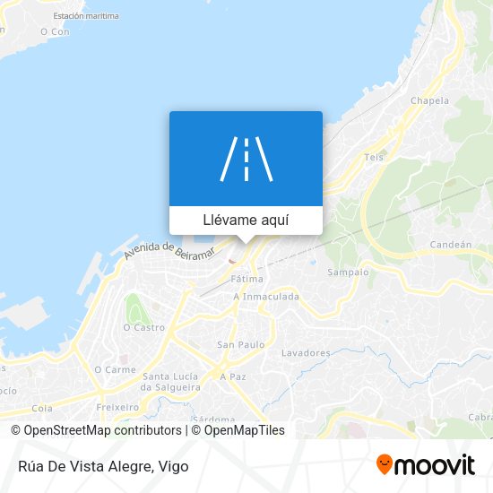 Mapa Rúa De Vista Alegre