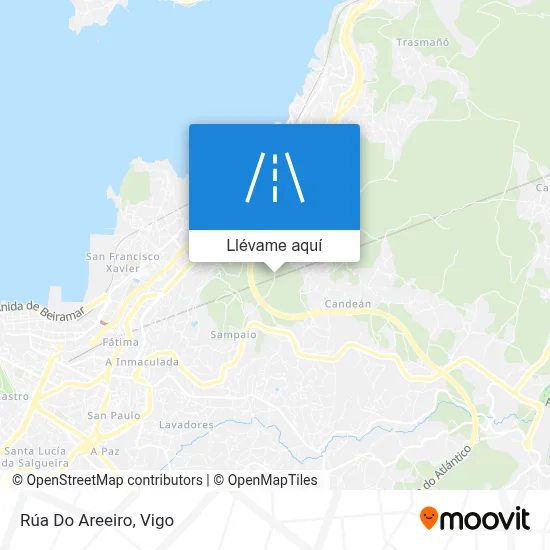 Mapa Rúa Do Areeiro