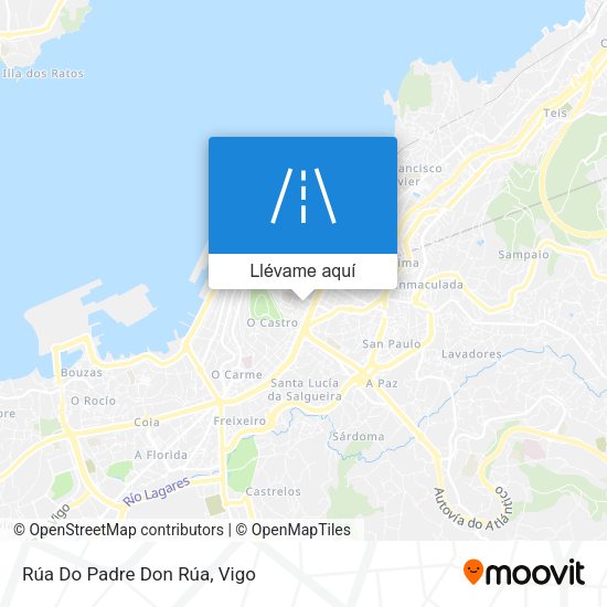 Mapa Rúa Do Padre Don Rúa