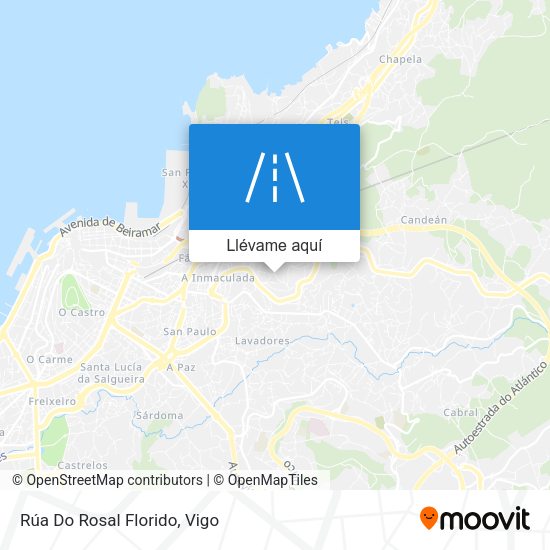 Mapa Rúa Do Rosal Florido