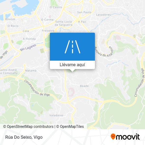 Mapa Rúa Do Seixo