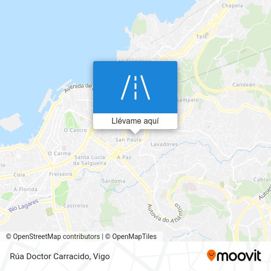 Mapa Rúa Doctor Carracido