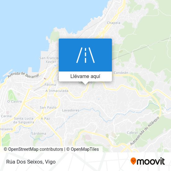 Mapa Rúa Dos Seixos