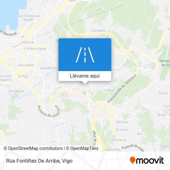 Mapa Rúa Fontiñas De Arriba