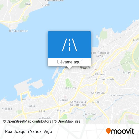 Mapa Rúa Joaquín Yáñez
