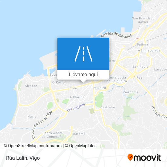 Mapa Rúa Lalín